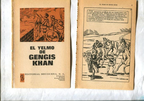 El Capitan Trueno: El Yelmo de Gengis Khan, dibujos de Martinez Osette