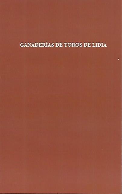 LAMINA COSSIO 50674: Capitulo de Ganaderias de toros de lidia