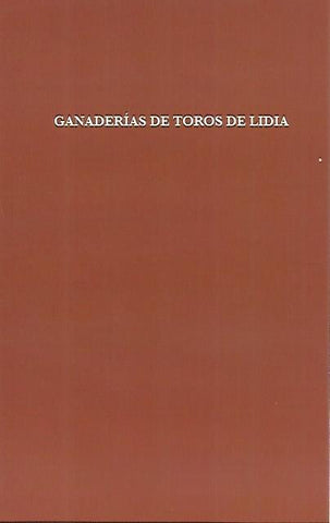 LAMINA COSSIO 50674: Capitulo de Ganaderias de toros de lidia