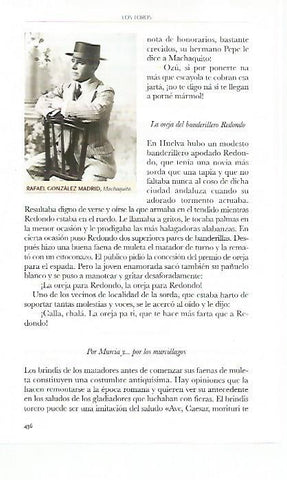 LAMINA COSSIO 50686: Rafael Gonzalez Madrid Machaquito