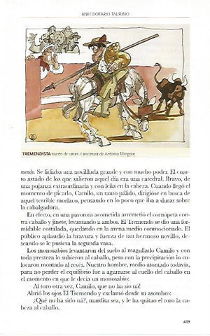 LAMINA COSSIO 50687: Tremendista suerte de varas caricatura de Mingote