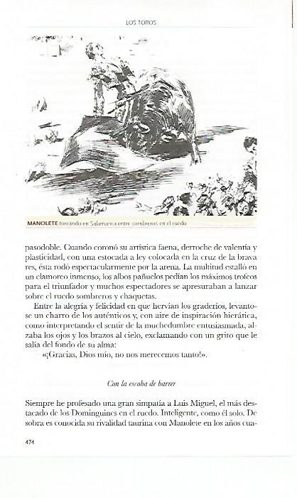 LAMINA COSSIO 50697: Manolete toreando en Salamanca
