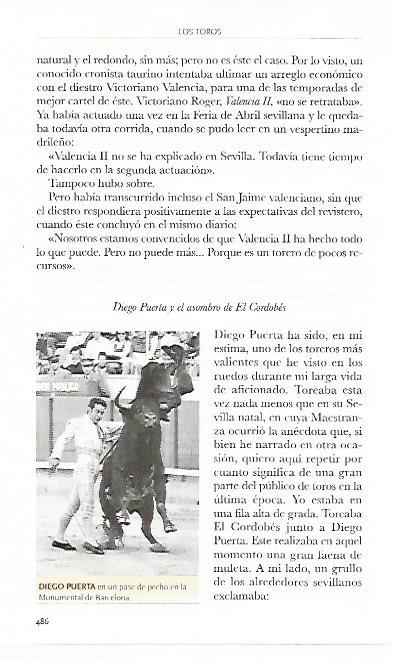 LAMINA COSSIO 50702: Diego Puerta en la Monumental de Barcelona