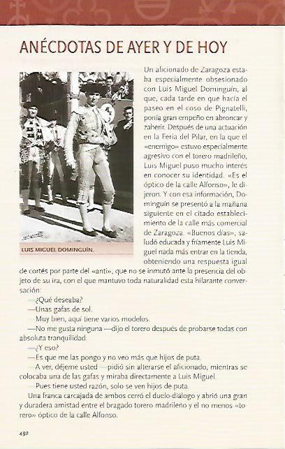 LAMINA COSSIO 50705: Luis Miguel Dominguin