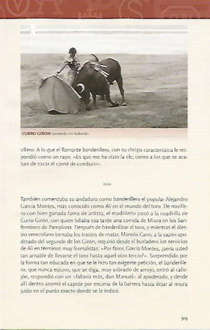 LAMINA COSSIO 50710: Curro Giron toreando en redondo