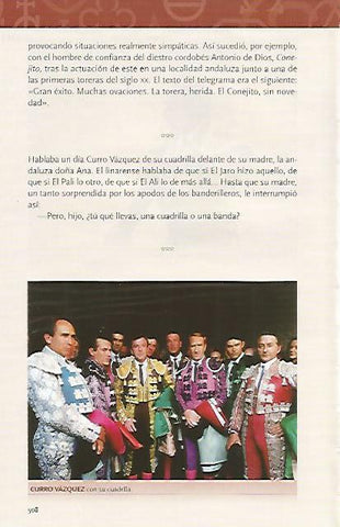 LAMINA COSSIO 50711: Curro Vazquez con su cuadrilla