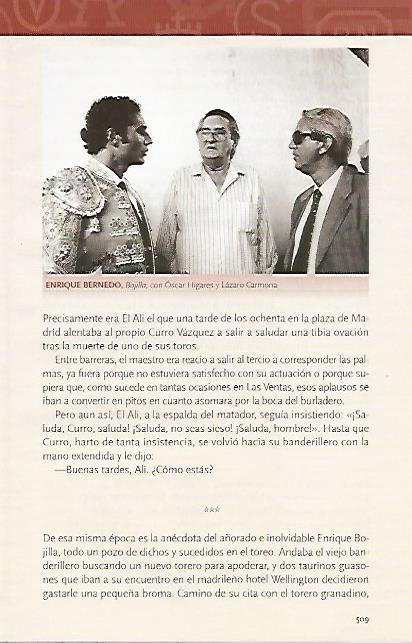 LAMINA COSSIO 50712: Enrique Bernedo Bojilla con Oscar Higares y L. Carmona