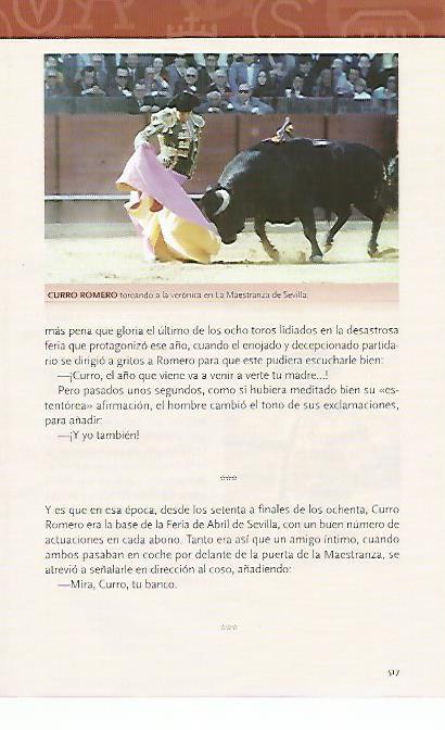 LAMINA COSSIO 50716: Curro Romero en la Maestranza de Sevilla