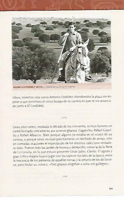 LAMINA COSSIO 50719: El Niño de la Capea en su finca