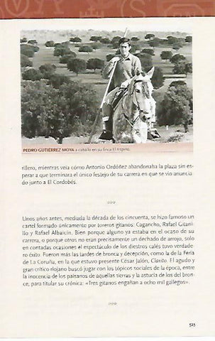 LAMINA COSSIO 50719: El Niño de la Capea en su finca