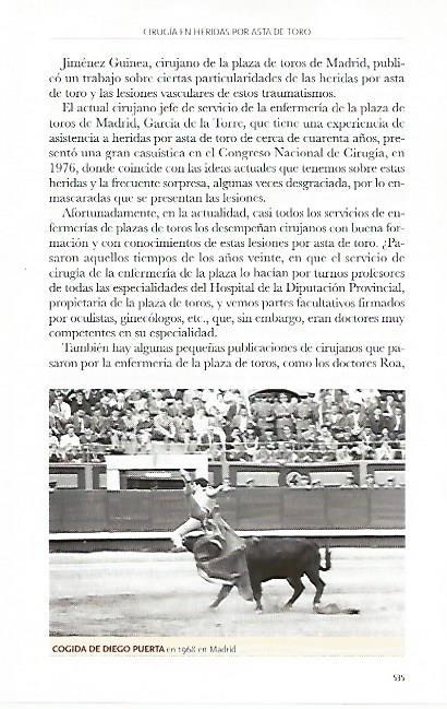 LAMINA COSSIO 50723: Cogida de Diego Puerta en 1968 en Madrid