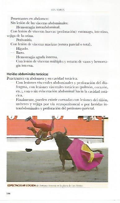 LAMINA COSSIO 50735: Cogida de Antonio Ferrera en Las Ventas