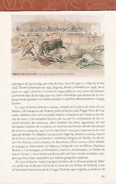 LAMINA COSSIO 50738: Cogida de Francisco Montes