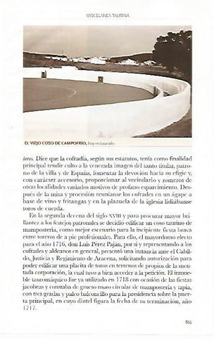 LAMINA COSSIO 50753: Coso de Campofrio en Huelva restaurado
