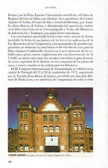 LAMINA COSSIO 50763: Plaza de toros Campo Pequeño en Lisboa