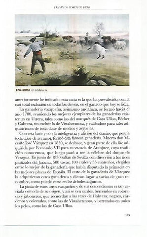 LAMINA COSSIO 50784: Encierro en Andalucia