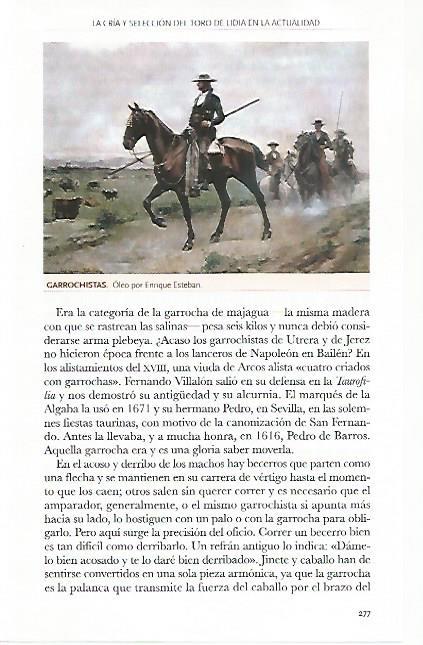 LAMINA COSSIO 50805: Garrochistas por Enrique Esteban
