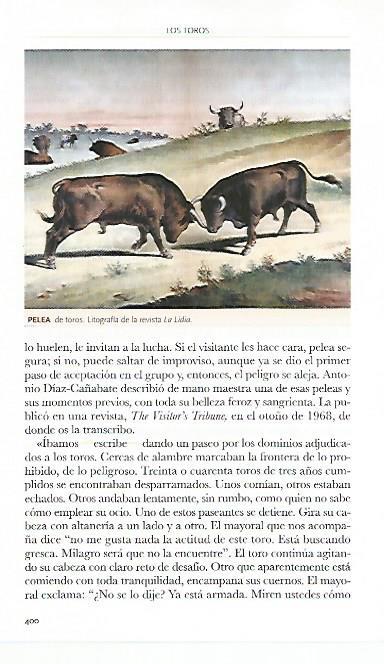 LAMINA COSSIO 50822: Pelea de toros