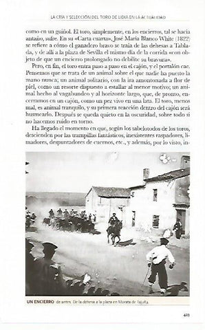 LAMINA COSSIO 50825: Encierro en Morata de Tajuña