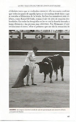 LAMINA COSSIO 50829: Adorno de Gregorio Sanchez en 1960