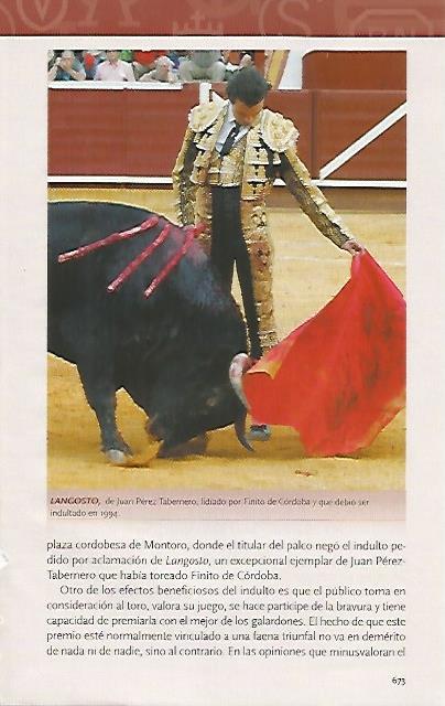 LAMINA COSSIO 50849: Finito de Cordoba lidiando a Langosto
