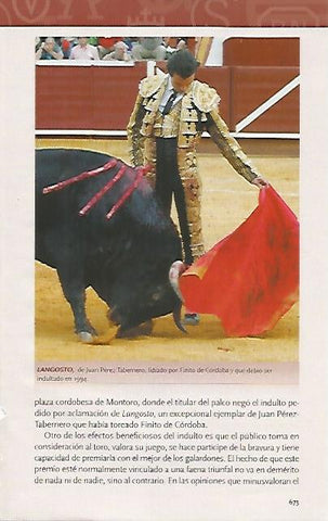 LAMINA COSSIO 50849: Finito de Cordoba lidiando a Langosto