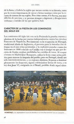 LAMINA COSSIO 50855: Homenaje a los rejoneadores de Portugal