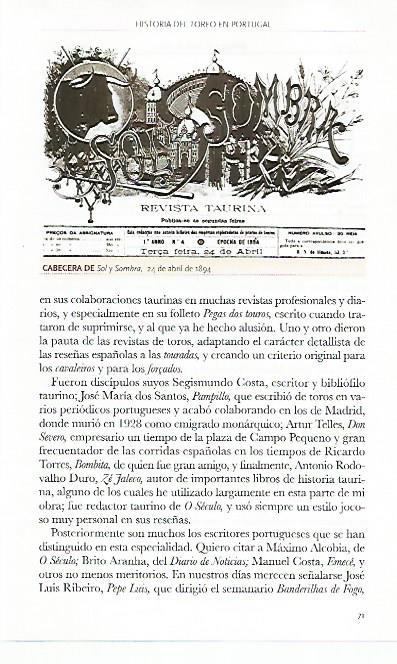 LAMINA COSSIO 50862: Cabecera de Sol y Sombra de 1894