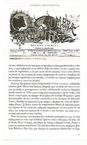 LAMINA COSSIO 50862: Cabecera de Sol y Sombra de 1894