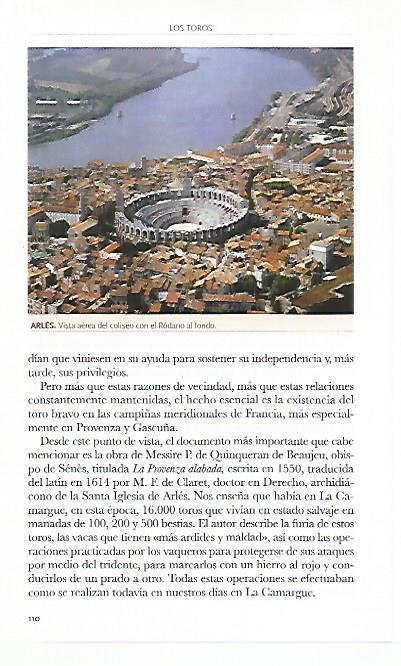LAMINA COSSIO 50876: Vista aerea del coso de Arles