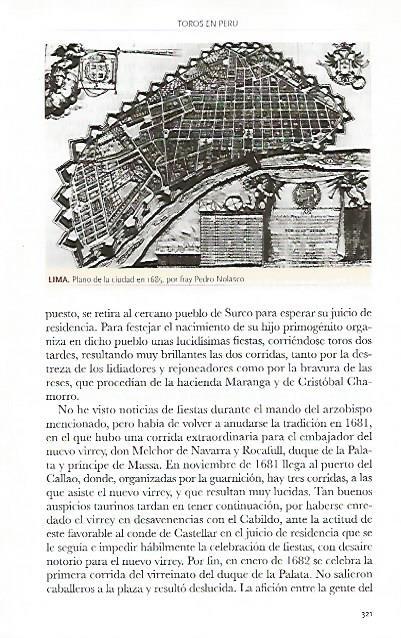 LAMINA COSSIO 50920: Plano de 1685 de Lima