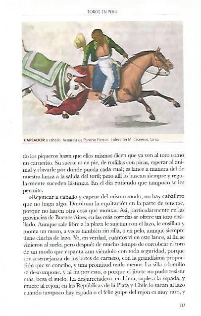 LAMINA COSSIO 50926: Capeador a caballo por Pancho Fierros