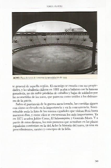 LAMINA COSSIO 50928: Plaza de toros de Acho en Lima