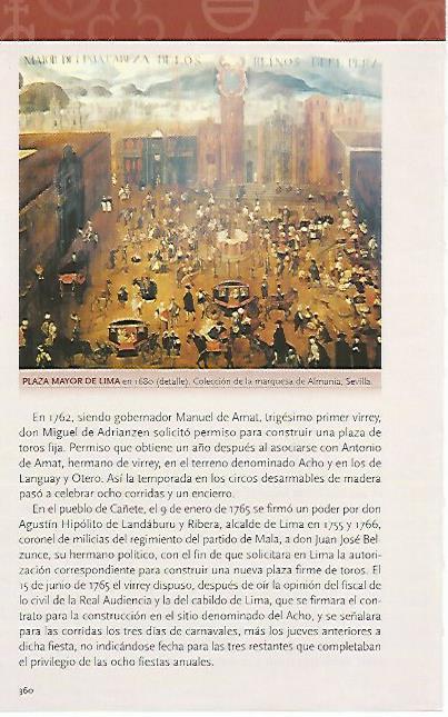 LAMINA COSSIO 50930: Plaza Mayor de Lima en 1680