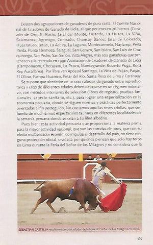 LAMINA COSSIO 50933: Sebastian Castella en la Feria del Señor de los Milagros