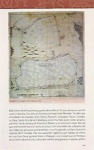 LAMINA COSSIO 50937: Plano de Cartagena de Indias en 1688