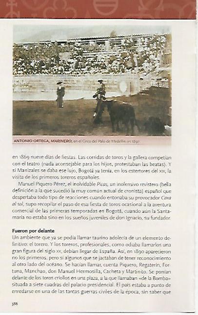 LAMINA COSSIO 50940: Antonio Ortega Marinero en el Circo del Palo de Medellin en 1897