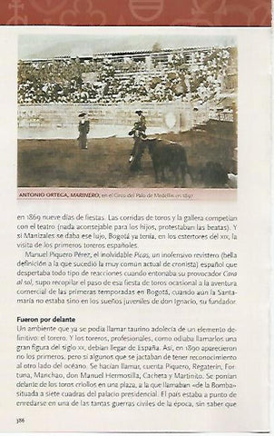 LAMINA COSSIO 50940: Antonio Ortega Marinero en el Circo del Palo de Medellin en 1897