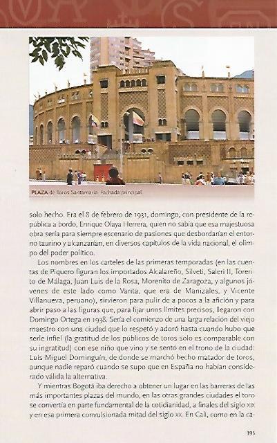LAMINA COSSIO 50945: Plaza de toros Santamaria en Bogota