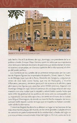 LAMINA COSSIO 50945: Plaza de toros Santamaria en Bogota