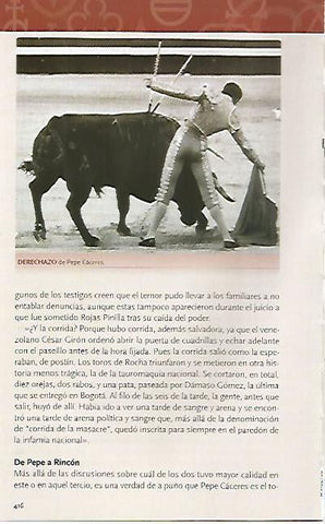 LAMINA COSSIO 50951: Derechazo de Pepe Caceres