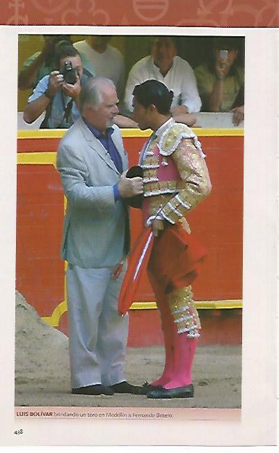 LAMINA COSSIO 50962: Luis Bolivar brindando en Medellin