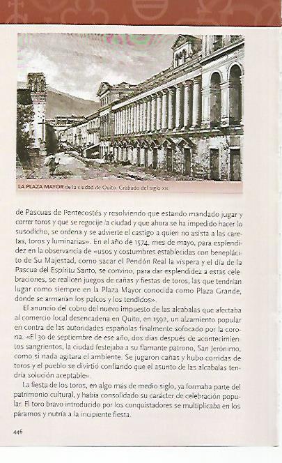LAMINA COSSIO 50965: Plaza Mayor de Quito