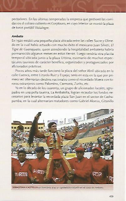LAMINA COSSIO 50969: Sebastian Castella en Ambato Ecuador