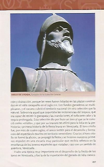 LAMINA COSSIO 50982: Diego de Losada fundador de Caracas
