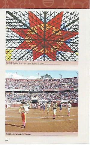LAMINA COSSIO 50983: Cubierta de la plaza de toros de Tovar