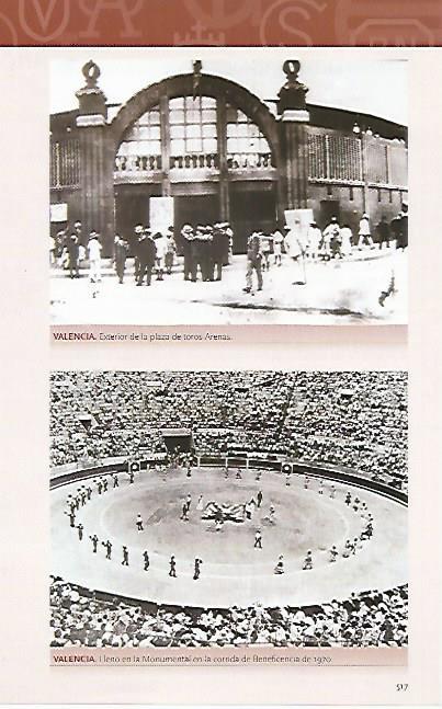 LAMINA COSSIO 50985: Plaza de toros de Valencia en 1970