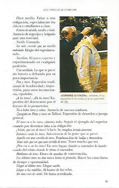 LAMINA COSSIO 51005: Antoñete cortandose la coleta en 1985