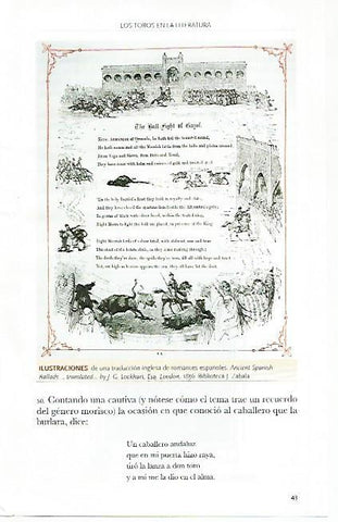 LAMINA COSSIO 51010: Ilustraciones de Ancient Spanish Ballads
