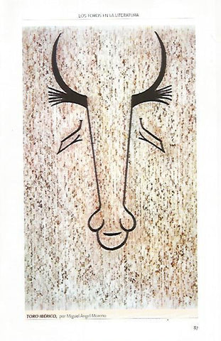LAMINA COSSIO 51014: Toro iberico por Miguel Angel Moreno